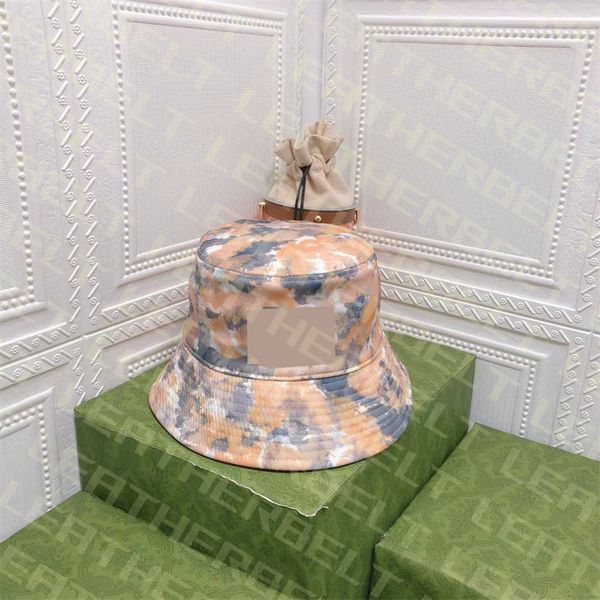 

tie dye fisherman hat casual stingy brim hats outdoor beach bucket hat street camouflage sunhat, Blue;gray