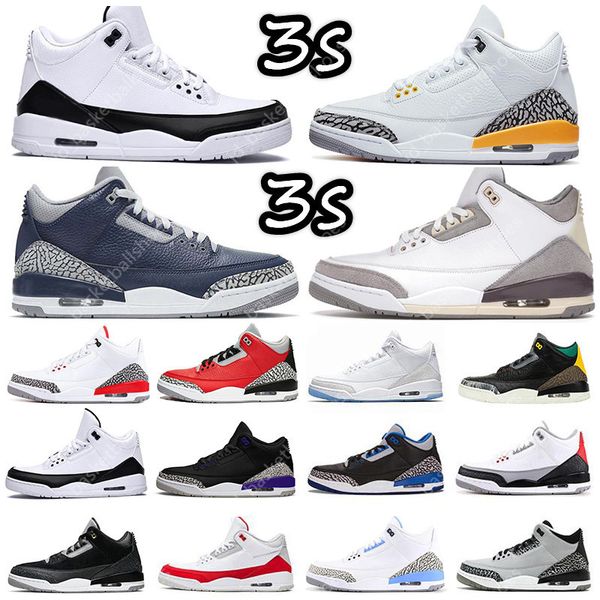 

mens designer basketball shoes sneakers 3s womens fragment katrina rust pink racer blue seoul midnight navy georgetown black cement cool gre