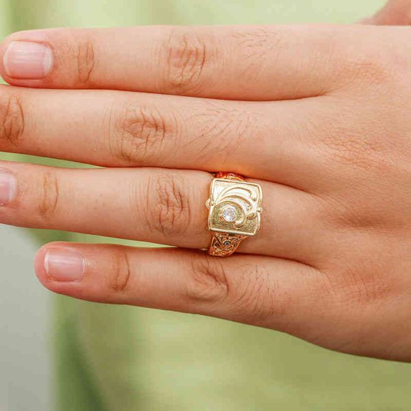 

designer fashion heart ring for woman man love europe america brands 925 silver openable lid mens new creative color preserving diamond ring, Golden;silver