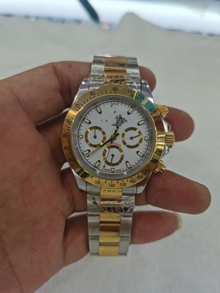 С оригинальной коробкой высококачественные часы 40 мм 116503 116508 116509 116520 116523 Sapphire 18k желтого золота без хронографа механические автоматические мужские часы