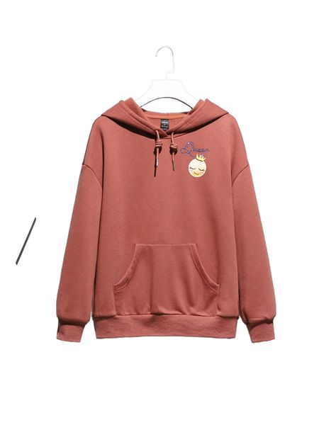 

x cetriya letter & figure graphic hoodie q3xm#, Black