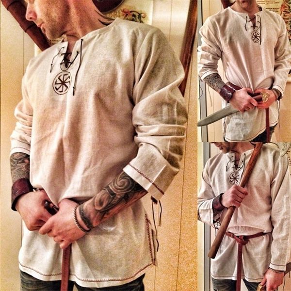 

spring summer new mens light thin long sleeve street shirt men cotton linen crew-neck drawstring sweatshirt fm031 t200505, White;black