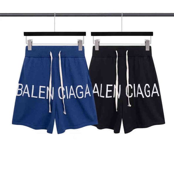 

designer shorts brand balencaigass summer vintage street cool loose casual quality collection high luxury b style men's and women', White;black