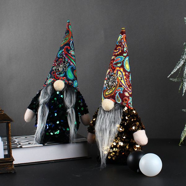 Faceless Beard Plelight Byled Toy Party Favor Favor Gnomos LECHINS Spider Elf Doll Garden Garden de Natal Festival de Halloween Ornamentos de Desktop 11 8GL Q2