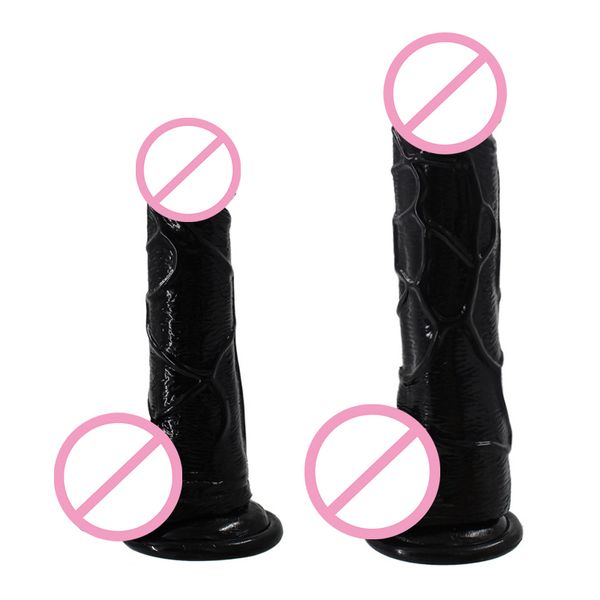 Starker Saugnapf-Dildo, realistischer Penis, gefälschter Schwanz, erwachsenes weibliches sexy Spielzeug für Frau, Anal-Butt-Plug, erotische Produkte sexyyhop