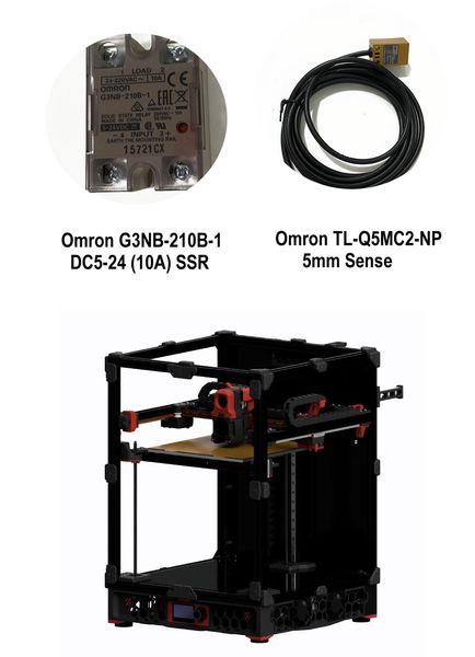 Voron Trident 3D Impressora Full DIY Kit 300/350mm Voron1.9 Impressora LDO Motores Afterburner Toolhead PCB sem peças impressas