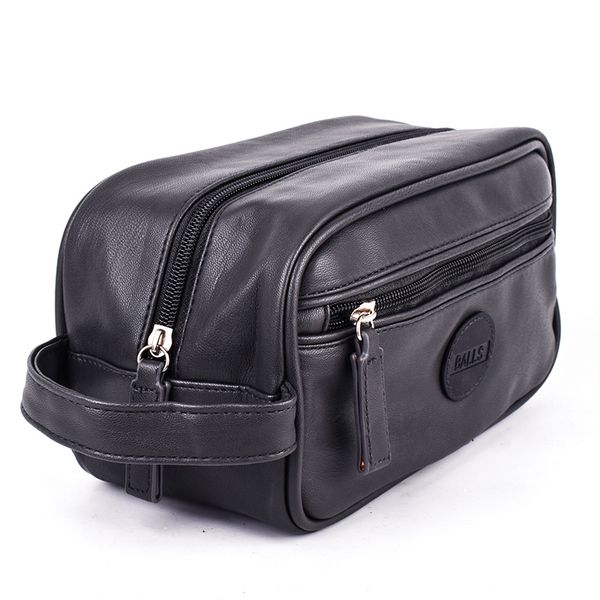 

business women men travel waterproof toiletry bag leather wash shower makeup organizer portable cosmetic case handle bag 220506