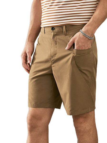 

men dual pocket bermuda shorts l4mw#, White;black