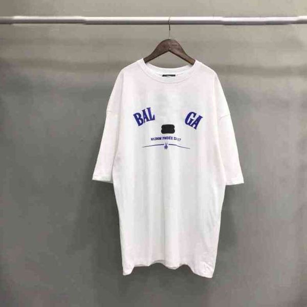 

women t shirt european designe luxury summer letter printed t shirt mens and womens couple loose short sve various styl sweatshirt balencaig, White;black
