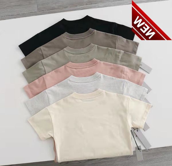 

2022 summer new children's suit fog double thread essentials medium and large short sleeved shorts, White;black