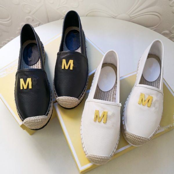 

fisherman canvas shoes luxury designer women sandals casual espadrilles ladies summer loafers flat heel beach outdoors half slippers 0530, Black