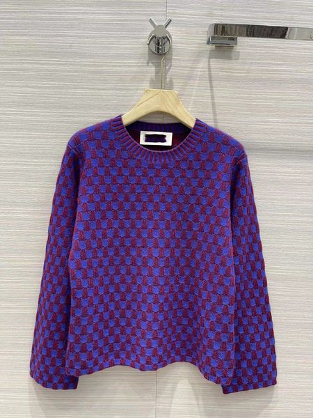 

milan runway sweater 2022 autumn long sleeve o neck women's sweaters high end jacquard pullover women designer sweater 0730-3, White;black