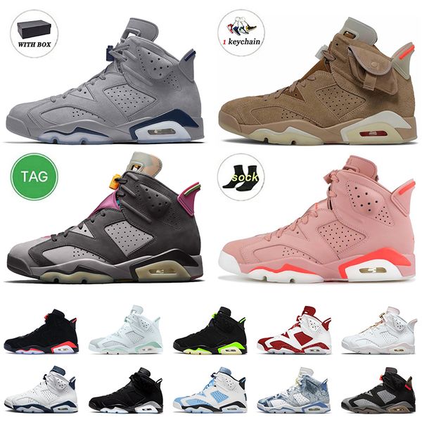 

6 vi mens womens jumpman 6s basketball shoes 6s trainers denim red oreo unc gold hoops infrared black cat bordeaux british khaki aleali og s