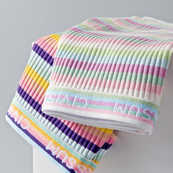 

2pcs set women cotton full hip panties -4xl comfort underwear colorful rainbow striped lingerie girls cute briefs nk608, Black;pink