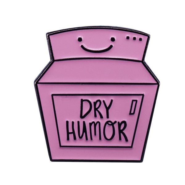 

dry humor cute dryer funny sarcastic brooch pins enamel metal badges lapel pin brooches jackets fashion jewelry accessories, Blue