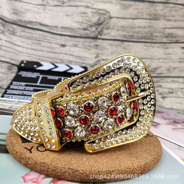 

belts genuine diamond women's men's fashion diy, Black;brown