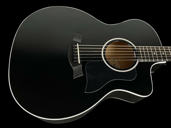 

2021 tay lor 214ce-blk dlx deluxe grand auditorium ~ black acoustic guitar