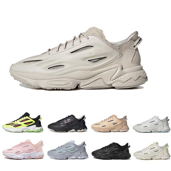

leather ozweego celox mens womens casual shoes triple cloud black white sand pink beige men women trainers sports sneakers jogging walking