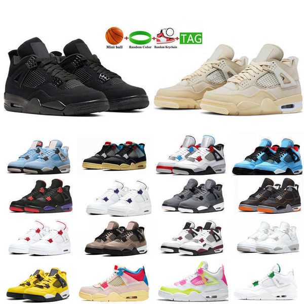 

4s basketball shoes jumpman 4 black cat university blue jumpman4s bred cement court purple sail shimmer wild things mens trainers hot