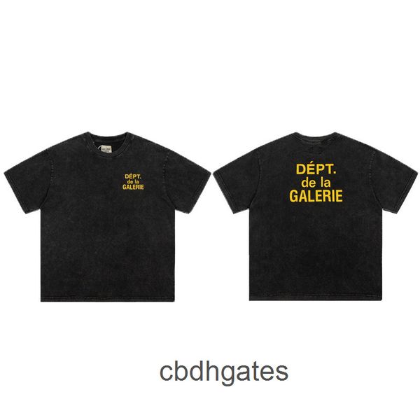 

shirt galleryes tshirt mens t depts fashion brand galery basic street used washing men's women's cotton short sleeves, White;black
