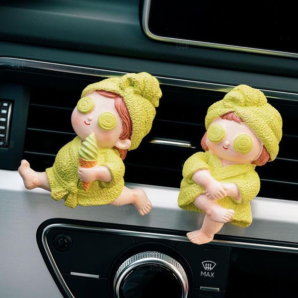 Décorations d'intérieur Voiture Air Outlet Clip Anime Mignon SPA Fille Figurines Parfum Auto Décoration Accessoires Filles CadeauxDécoration IntérieureI