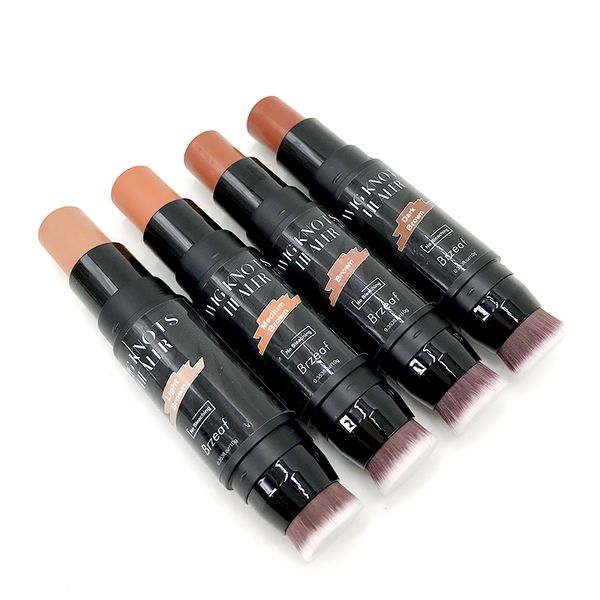 

10g lace wig knots healer lace tint stick with brush for closures wigs frontal 4 colors available