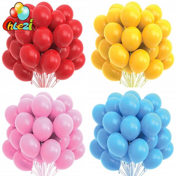 500 PCs 10 polegadas Balões de látex de aniversário Decorações de casamento para adultos Helium Globos Baby Shower Halloween Natal