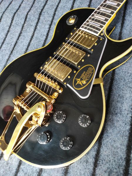 

custom factor high-quality yellow bound big jazz electric guitar