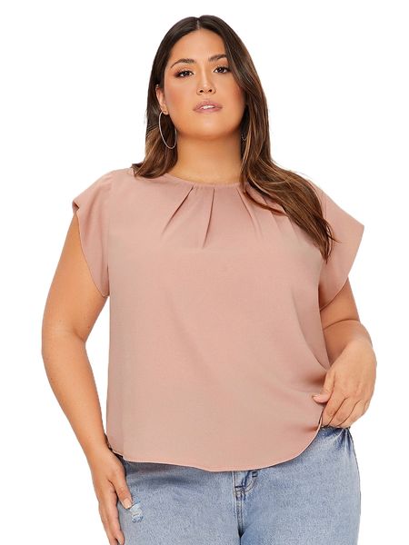

plus solid fold detail l2ui#, Black