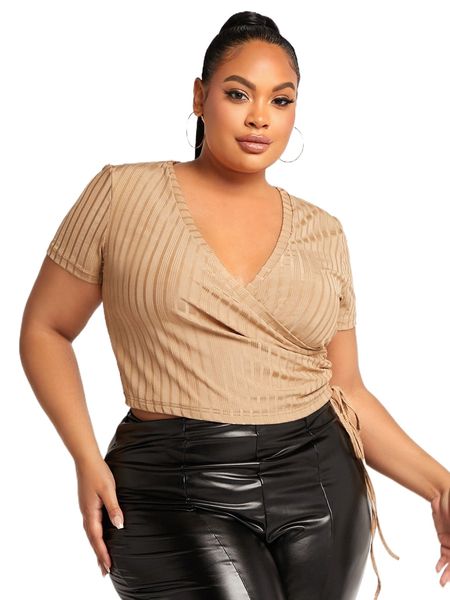 

sxy plus solid knot side tee b9hj#, Black