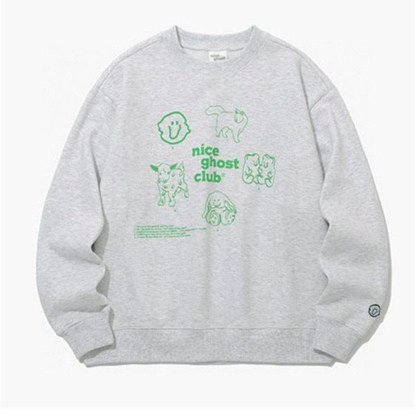 

women hoodies cotton loose round neck pullover bear long sleeve sweater, Black