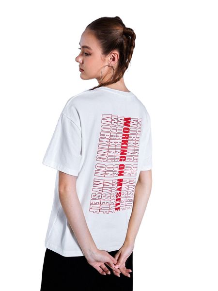 

x daniellethedreammaker slogan graphic f2a8#, White