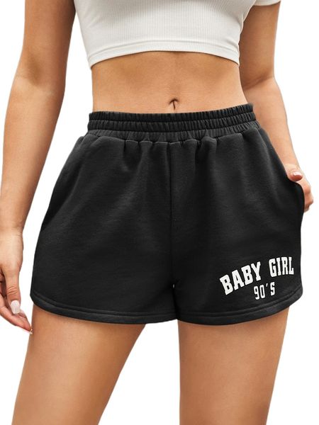 

letter graphic track shorts z39g#, White;black