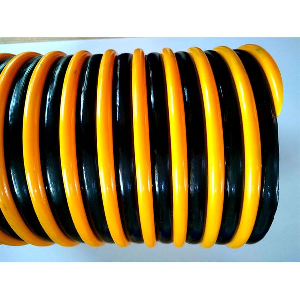 Tubos padrão nacional com nervura dupla reforçada de polietileno PE tubo enrolado em espiral projeto de tubulação de esgoto