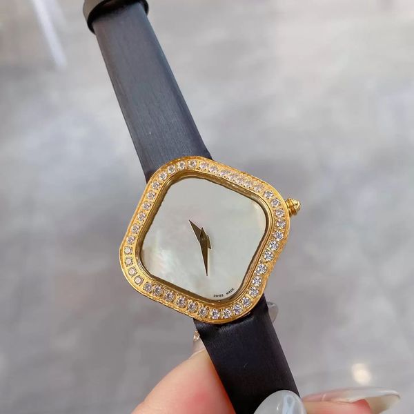 

lucky personality classic luxury watch four leaf clover lover diamond link girfriend wrist watch,bling watches bracelet gift for women mothe, Slivery;brown