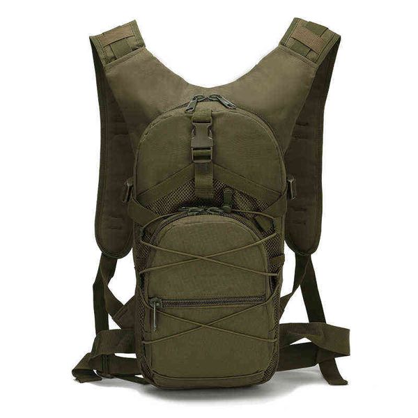 

15l molle military tactical backpack men outdoor sport camping hiking cycling ultralight backpack 800d oxford army bag xa141l t220801