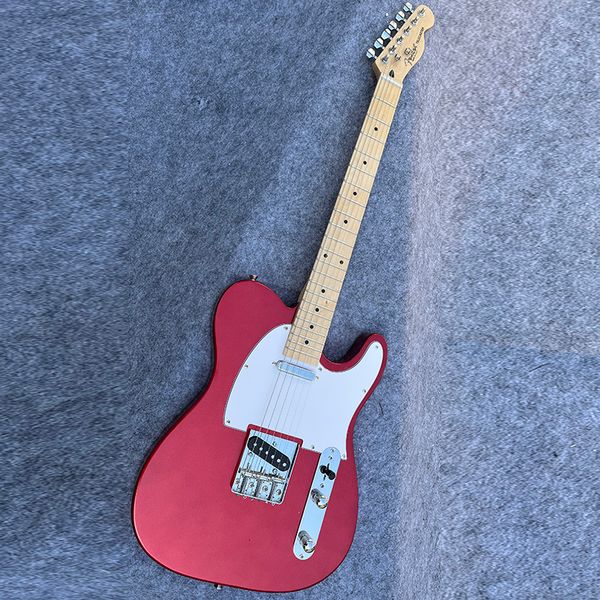 

classic brand electric guitar, maple fingerboard, metal paint surface, professional performance level, delivery to home