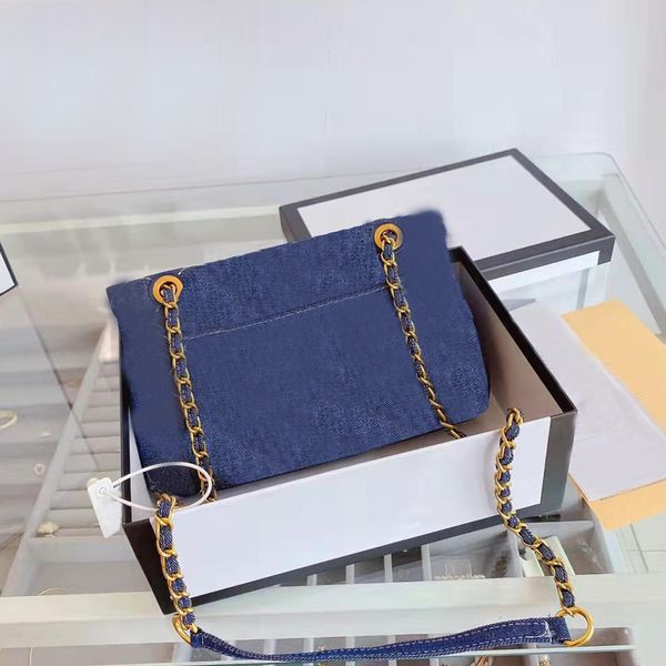 

designer brand denim tannin fashion women's trend dinner bag 25 * seven * 16cm