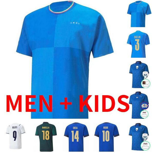 

2021 2022 2023 italia bonucci soccer jerseys 22 23 jorginho insigne verratti football shirts chiesa barella spinazzola finals chiellini donn, Black;yellow