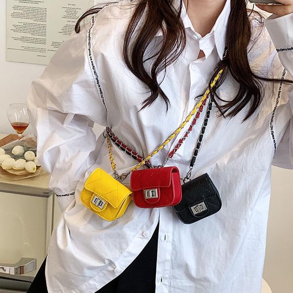 

evening bags fashion mini bag chains crossbody waist belt girl's designer luxury fanny pack lipstick purses summer handbags