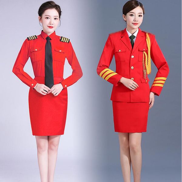 

summer stage wear male female performance cosplay dress suit army band chorus clothing flag raiser uniform red military drum team costume, Black;red
