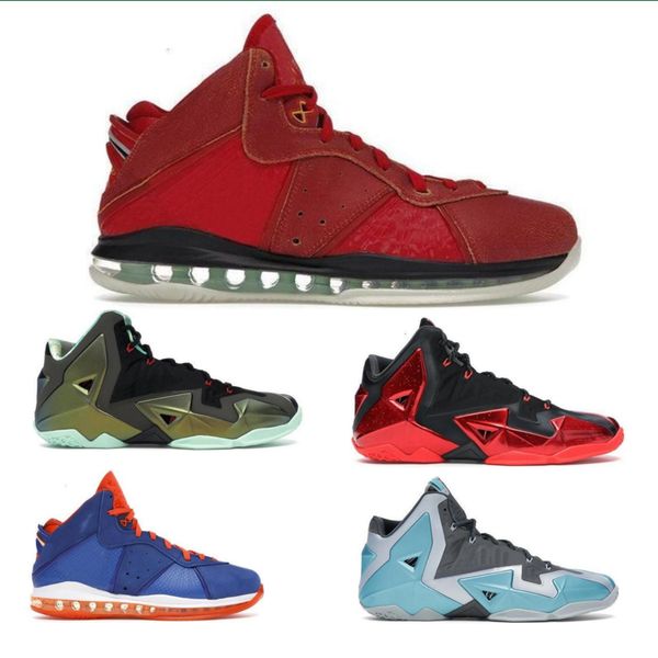 

lebrons 11 8 men basketball shoes 11s 8s gumbo league what the graffiti away gamma blue hardwood classic green gym red fashion sneakers, Black