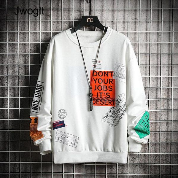 

spring autumn new print hoodies casual pullover sweatshirts harajuku hip hop hipster streetwear letter printed hoodie 2480, Black