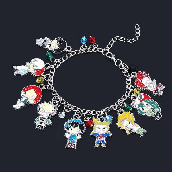 Bangle Top Anime Boku No Hero Academia Bracciali Bakugou Katsuki Todoroki So Midoriya Izuku Figura Braccialetti Gioielli Cosplay RegaloBangle