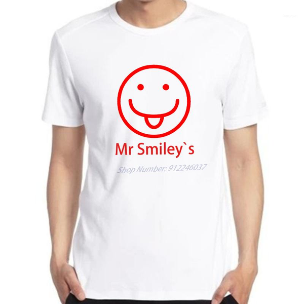 

men's t-shirts men's mr smileys movie sam mendes kevin spacey retro print t shirt men short sleeve cool tees streetwear, White;black