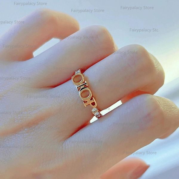 

women designer luxurys jewelry diamond letters ring engagements for womens rings gold love ring ornaments, Silver