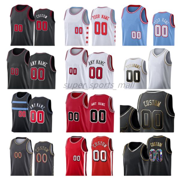 

custom printed 2022-23 basketball jerseys 19 marko simonovic goran dragic 25 dalen terry 21 matt thomas lavine drummond liberty cook jones l, Black;red