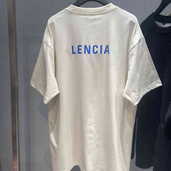 

designer gvasalia bale t shirt 22ss new front and back english alphabet printing ins couple os t-shirt short sleeve cotton tee, White;black