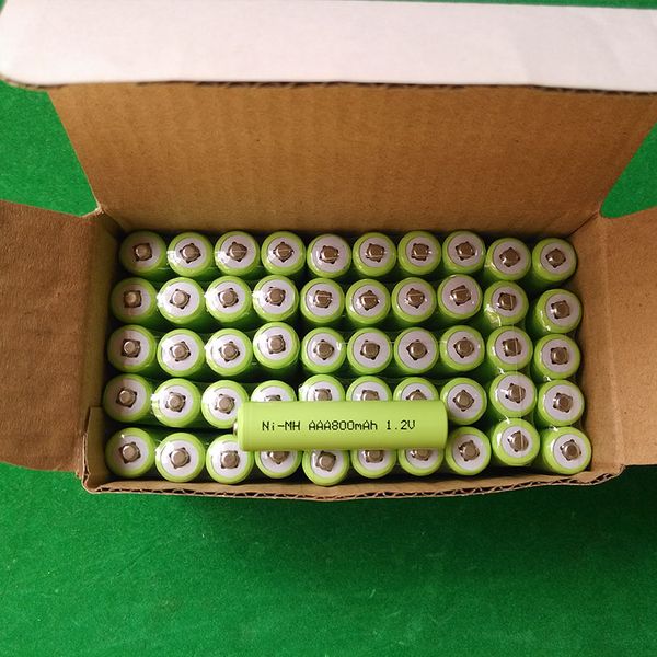 800mAh 1.2V AAA Células NIMH de bateria recarregável 300pcs/lote