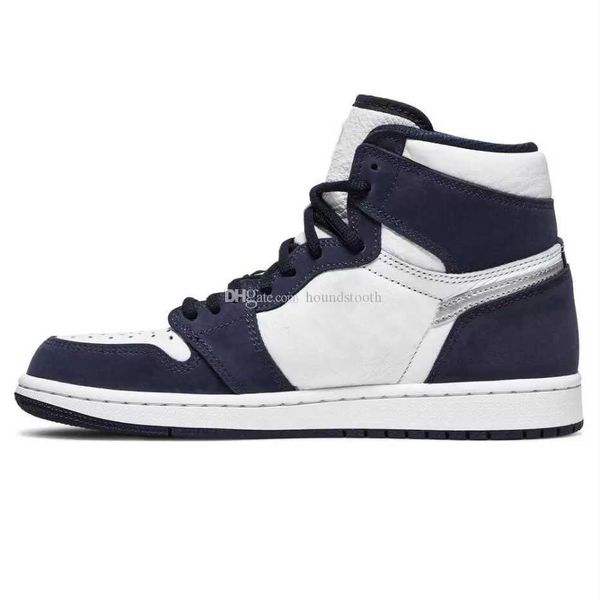 

jumpman 1 high midnight navy 2022 basketball shoes 1s sneakers dc1788 100, Black
